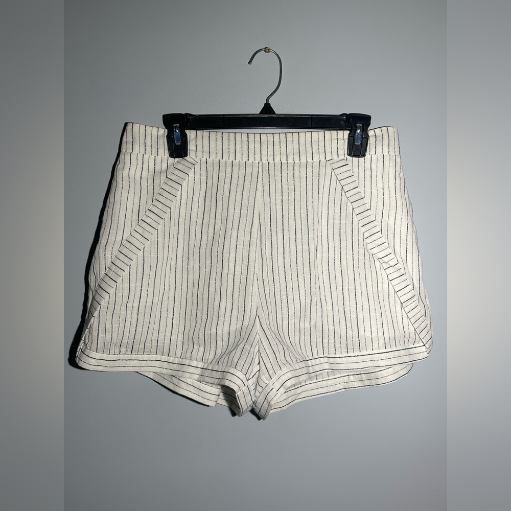 Striped Cream Women's Shorts